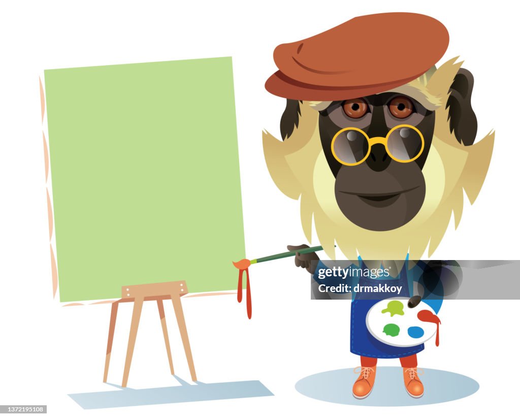 Painter Green Monkey