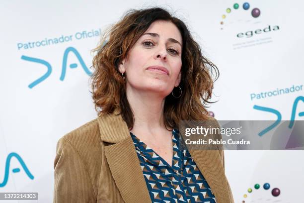 Neus Sanz attends the MiM Series awards at Puerta de America Hotel on February 22, 2022 in Madrid, Spain.