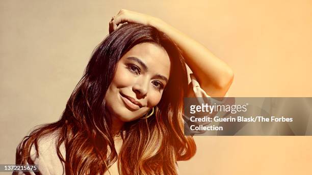 Actress/singer Miranda Cosgrove is photographed for Forbes Magazine on October 10, 2021 in Detroit, Michigan. PUBLISHED IMAGE. CREDIT MUST READ:...