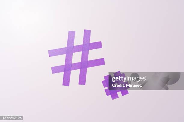 Small Hashtag Hashtag Sticker Photos and Premium High Res Pictures - Getty Images