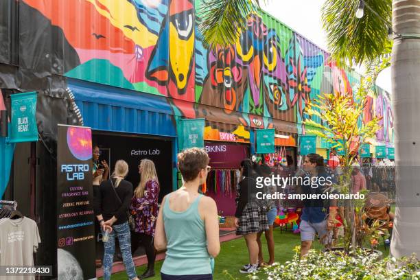 wynwood district miami design district, miami, florida, united states of america usa - wynwood stock pictures, royalty-free photos & images