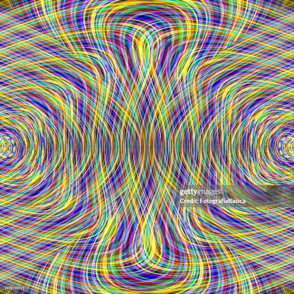 Symmetric Line Pattern Symmetrical Curved Lines Pattern High-Res Vector Graphic - Getty Images