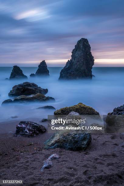 Sunset Rocks California 11,908 Sunset Beach Rocks Stock Photos, High-Res Pictures, and Images ...