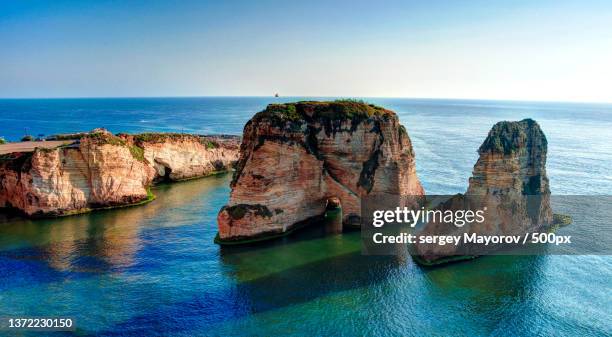 Pigeon Rocks Rauche Raouche Photos and Premium High Res Pictures - Getty Images