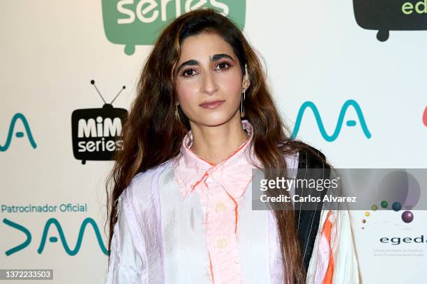 Actress Alba Flores attends the 'MiM Series' awards photocall at the Puerta de America Hotel on February 22, 2022 in Madrid, Spain.