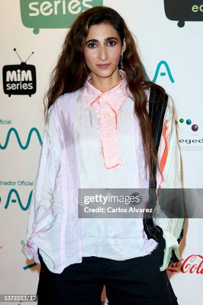 Actress Alba Flores attends the 'MiM Series' awards photocall at the Puerta de America Hotel on February 22, 2022 in Madrid, Spain.