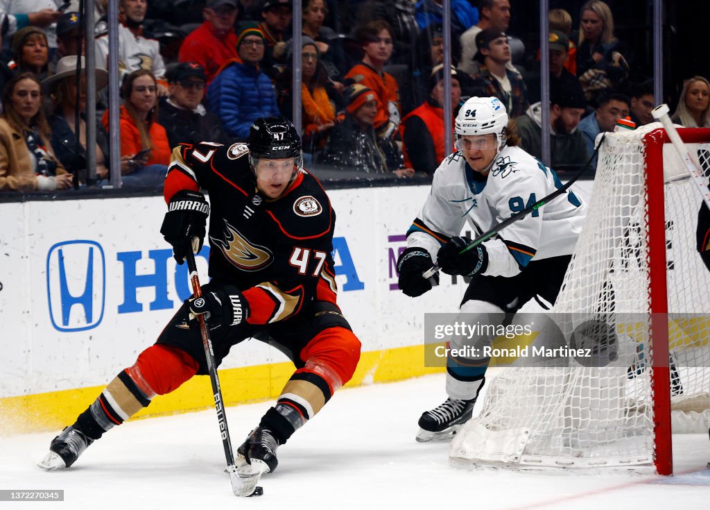 San Jose Sharks v Anaheim Ducks