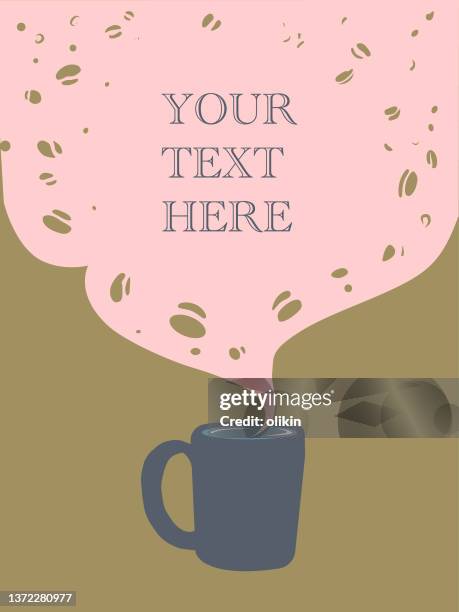 cup of coffee - cafe pink silver stock illustrations