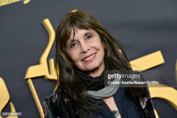 Talia Shire attends the "The Godfather" 50th Anniversary Celebration at Paramount Theatre on February 22, 2022 in Los Angeles, California.