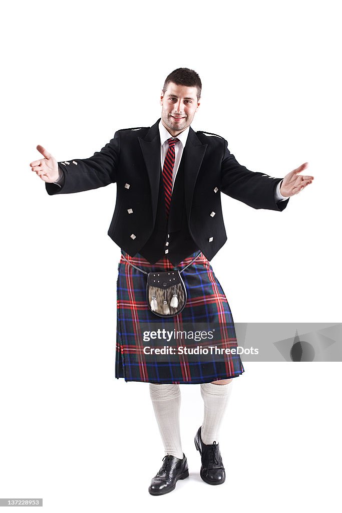 Handsome young scotsman