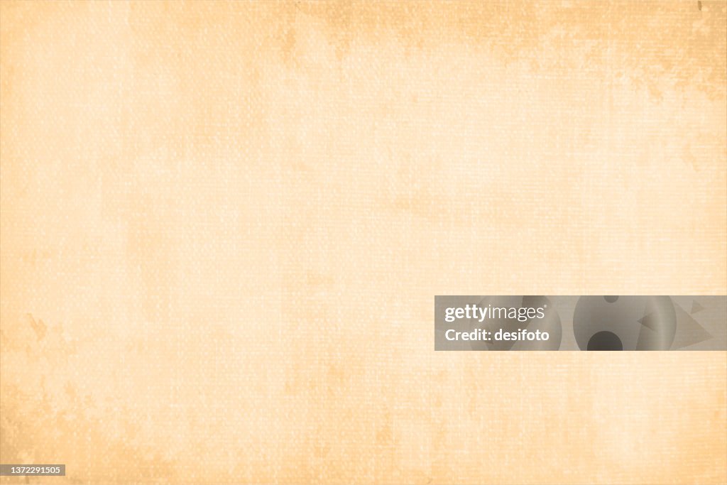 Fawn or beige or bright light brown coloured blotchy textured effect grunge horizontal vector backgrounds that is blank and empty and has blotches and smudges