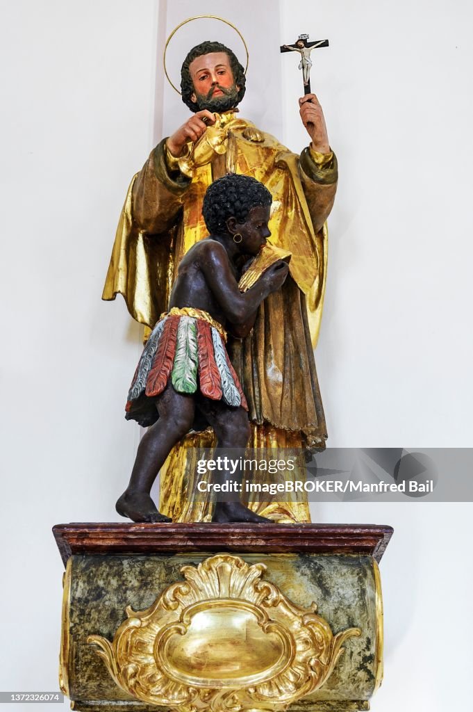 The Moor's Baptism, St. Stephen's Church in Weitnau-Hellengerst, Allgaeu, Bavaria, Germany