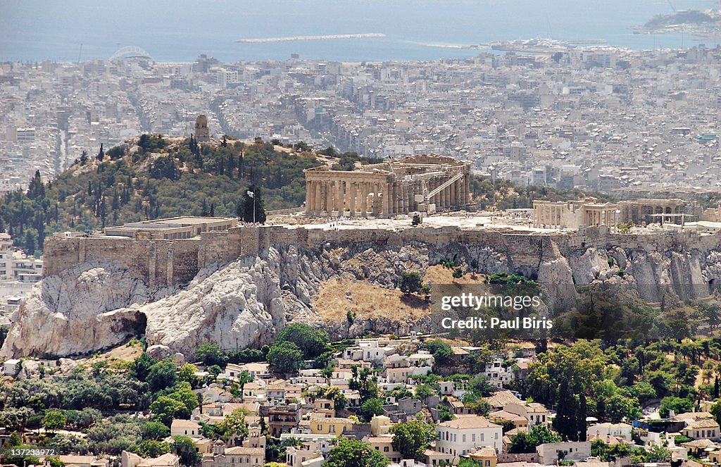 Acropolis of Athens city