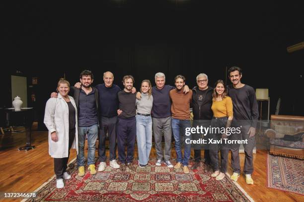 Merce Martinez, Marc Pujol, Paco Mir, Lorenzo Gonzalez, Irene Jodar, Carles Sans, Rai Borrell, Joan Gracia and Marc Garcia Rami pose for a portrait...