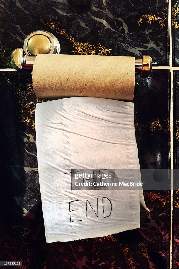 End of toilet roll