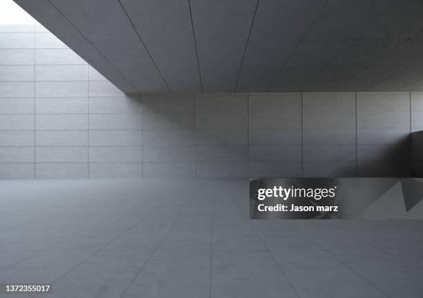 empty futuristic architectural background - underpass stock pictures, royalty-free photos & images