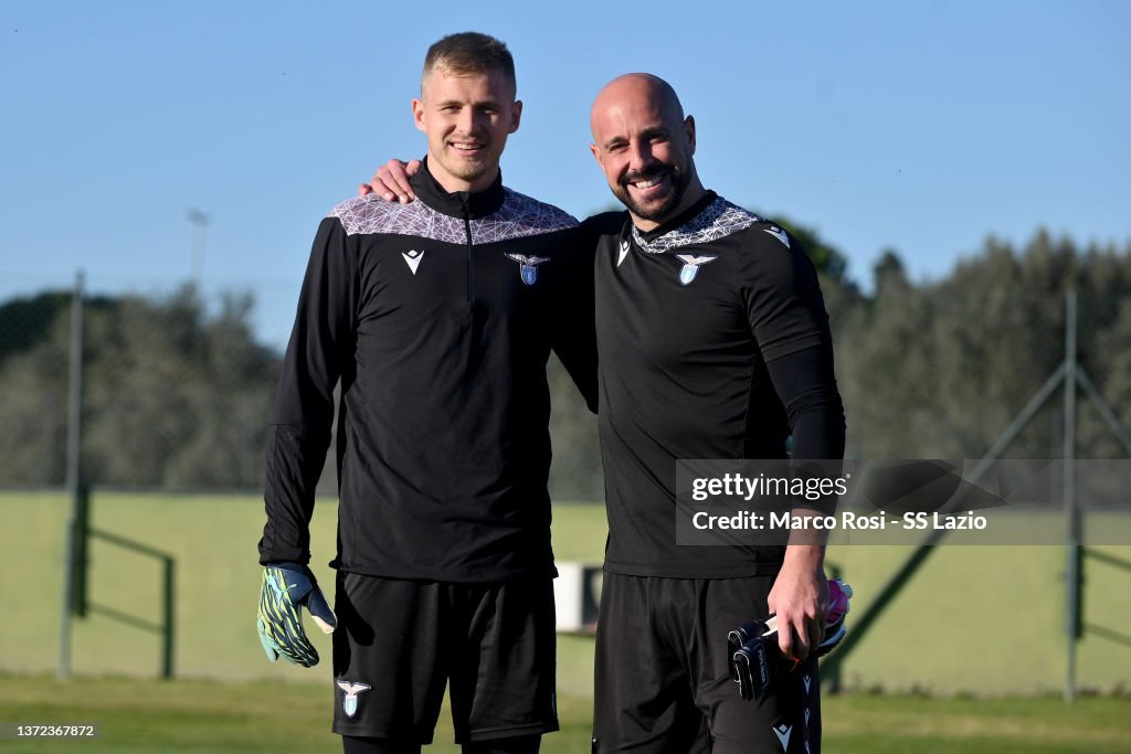 SS Lazio Training Session & Press Conference