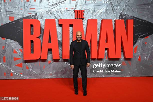 Jeffrey Wright attends a special screening of The Batman at BFI IMAX Waterloo on February 23, 2022 in London, England.