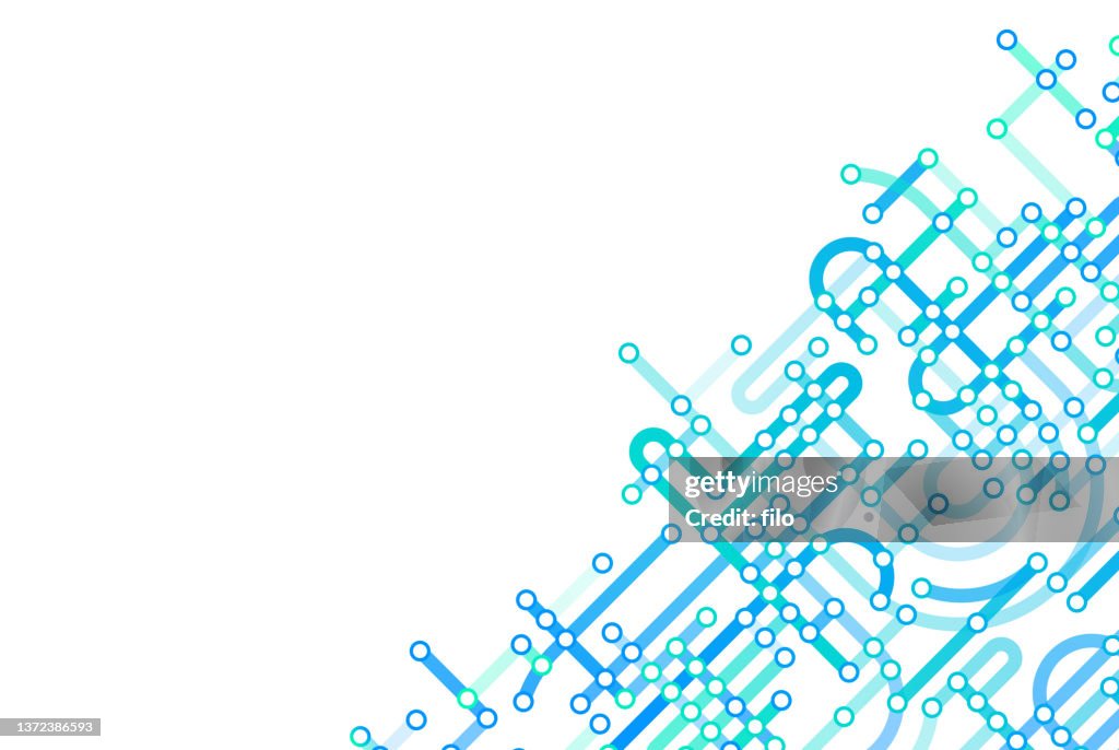Modern Networking Circuit Board Logistics Abstract Background