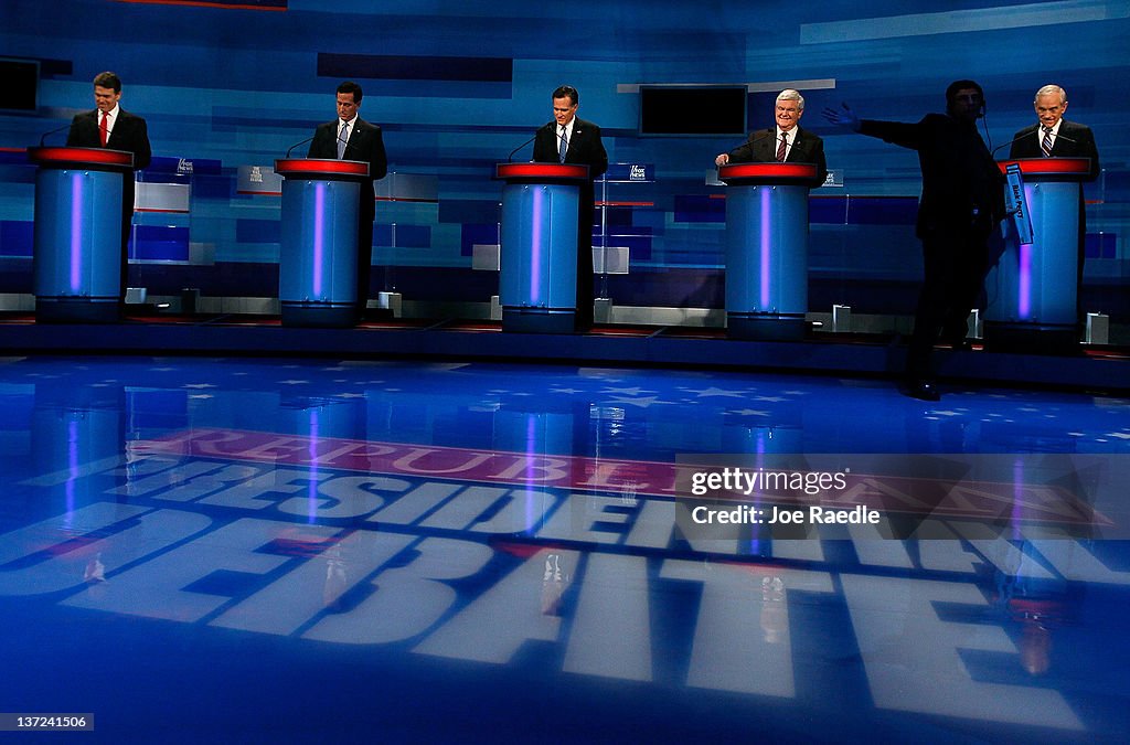 GOP Presidential Candidates Debate In Myrtle Beach