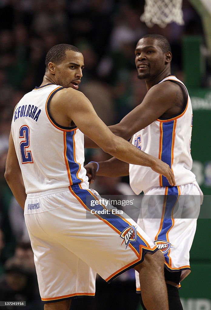 Oklahoma City Thunder v Boston Celtics