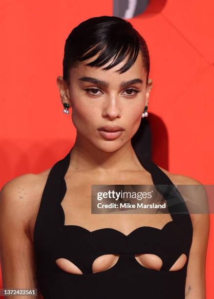 Zoë Kravitz attends a special screening of The Batman at BFI IMAX Waterloo on February 23, 2022 in London, England.