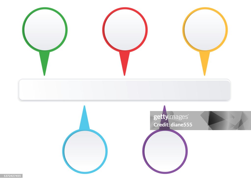 Blank Infographic Blank Infographic Template Element Design With Note