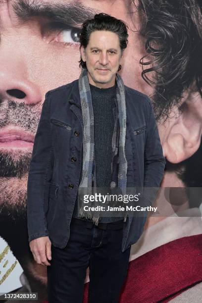 Scott Cohen attends the special screening of "Cyrano" at SVA Theater on February 23, 2022 in New York City.