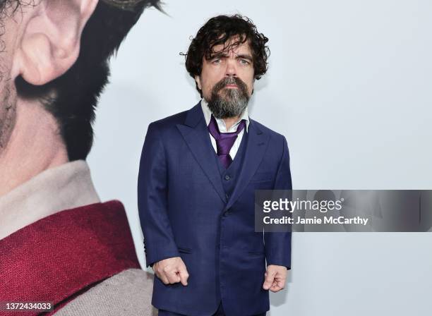 Peter Dinklage attends the special screening of "Cyrano" at SVA Theater on February 23, 2022 in New York City.