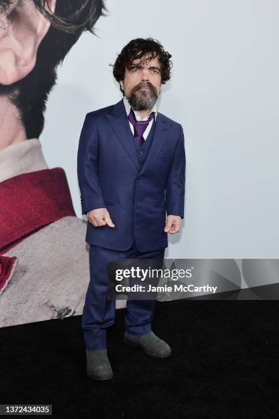 Peter Dinklage attends the special screening of "Cyrano" at SVA Theater on February 23, 2022 in New York City.