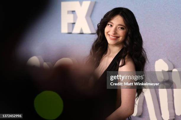 Mikey Madison attends the 5th and final season celebration of FX's "Better Things" at Hollywood Forever on February 23, 2022 in Hollywood, California.