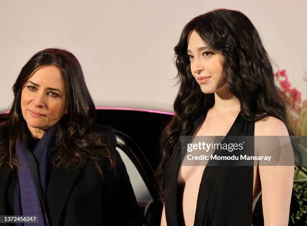 Pamela Adlon and Mikey Madison attend the 5th and final season celebration of FX's "Better Things" at Hollywood Forever on February 23, 2022 in...