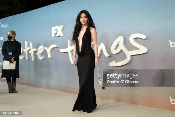 Actress Mikey Madison attends the 5th and final season celebration of FX's "Better Things" at Hollywood Forever on February 23, 2022 in Hollywood,...
