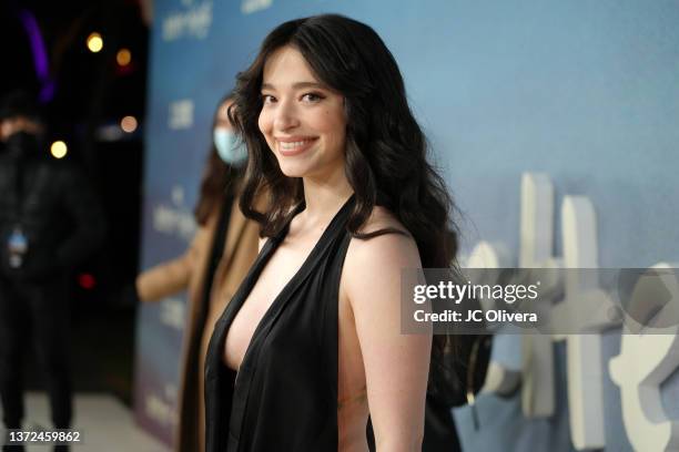 Actress Mikey Madison attends the 5th and final season celebration of FX's "Better Things" at Hollywood Forever on February 23, 2022 in Hollywood,...