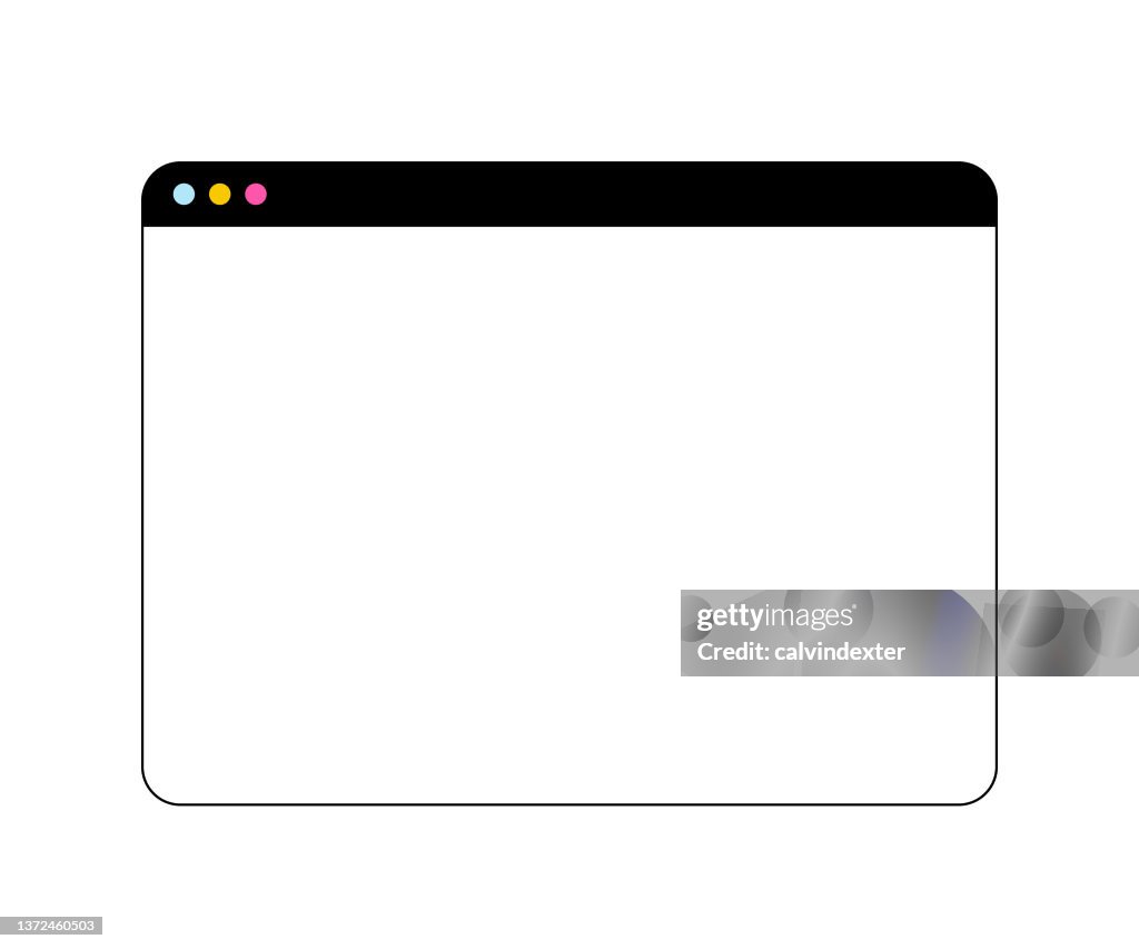 Transparent Browser Design Web Browser Minimal Design High-Res Vector Graphic - Getty Images