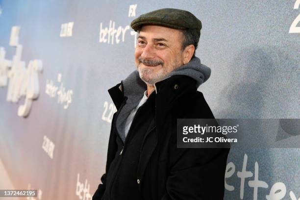 Actor Kevin Pollak attends the 5th and final season celebration of FX's "Better Things" at Hollywood Forever on February 23, 2022 in Hollywood,...