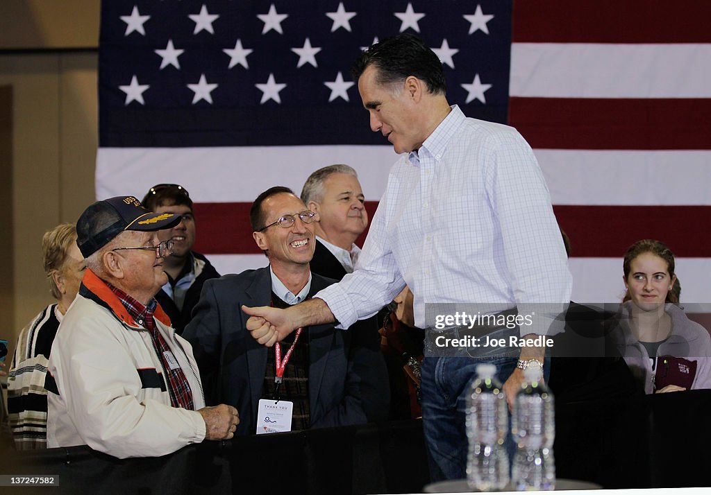 Mitt Romney Rally Republican presidential candidate and former Massachusetts Gov. Mitt ...