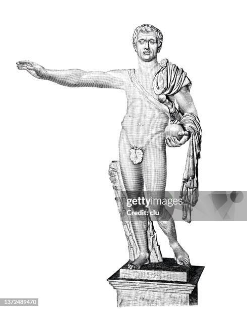 Magnus Drawing Julius Caesar Statue Drawing Photos and Premium High Res Pictures ...