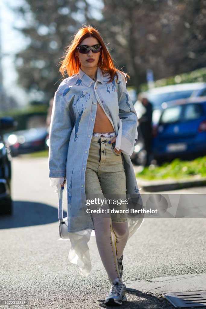 Street Style - Day 1 - Milan Fashion Week Fall/Winter 2022/2023