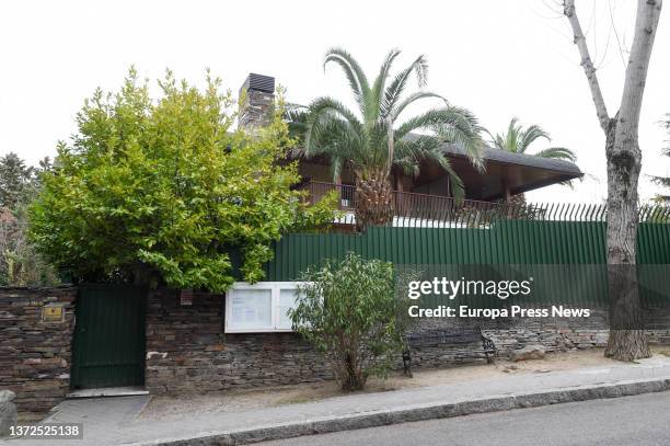 Facade of the Ukrainian embassy in Madrid, hours after the first Russian attacks in Ukraine, on 24 February, 2022 in Madrid, Spain. In the early...