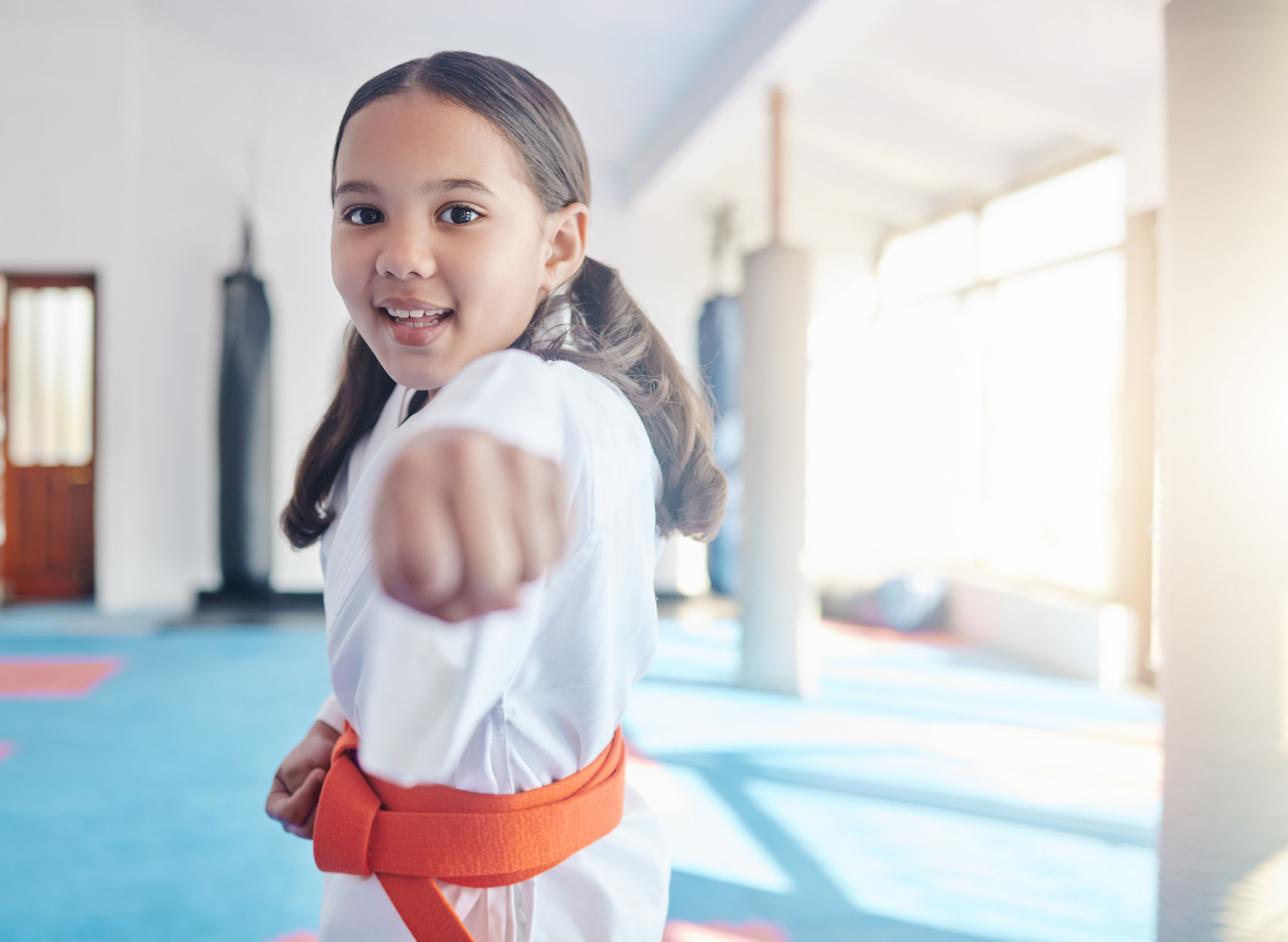 children focus martial arts