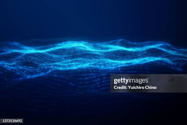 digital data wave - digital composite technology stock pictures, royalty-free photos & images