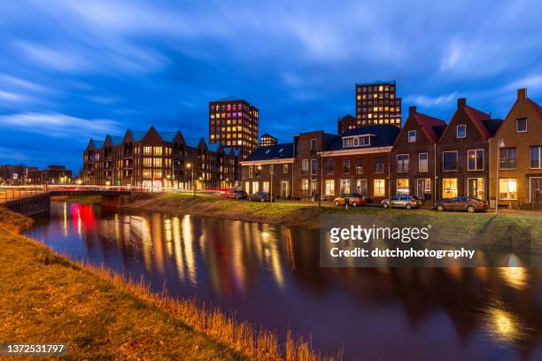 vathorst, amersfoort, netherlands cityscape - amersfoort nederland stockfoto's en -beelden