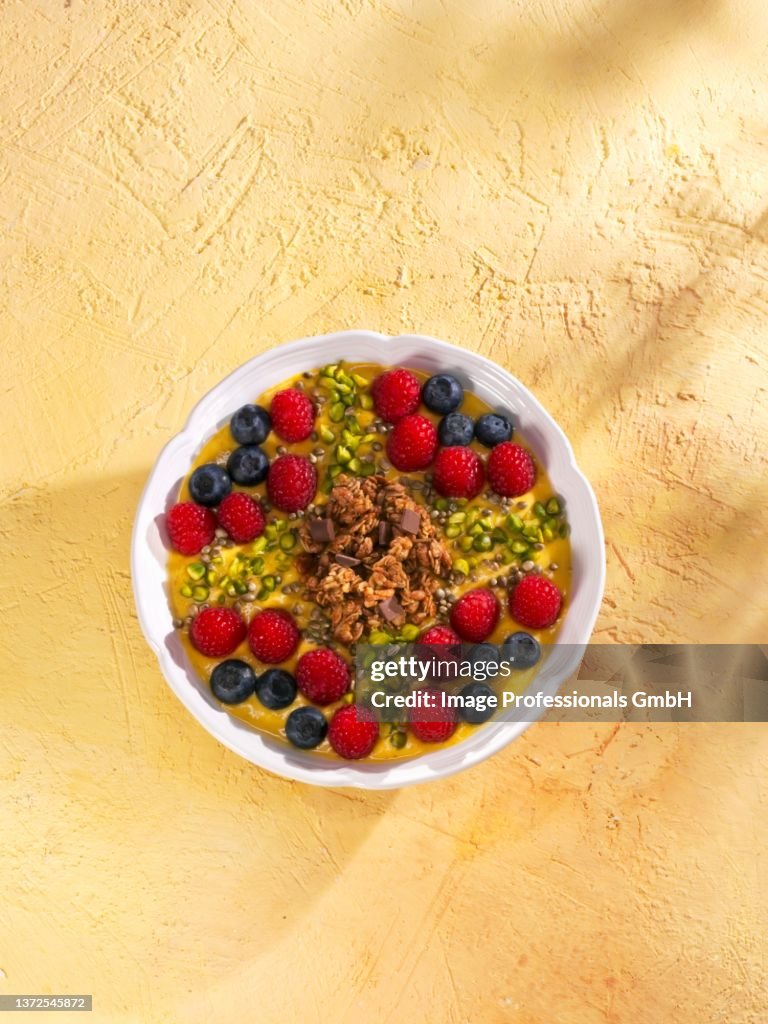 Banana and coconut smoothie bowl