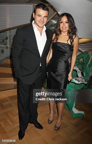 Leyla Aliyeva attends the afterparty of 'Fly to Baku' at Baku Restaurant, Sloane Street, on January 17, 2012 in London, England. The event followed...