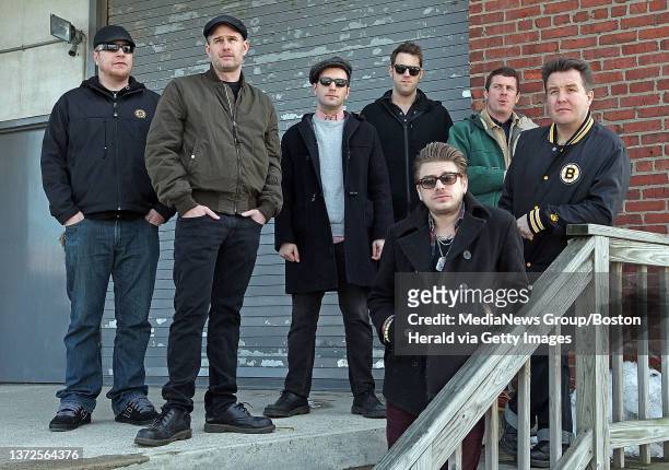 Boston, MA)The Dropkick Murphys outside their rehearsal space in Boston.Scruffy Wallace, Al Barr, Jeff DaRosa, Tim Brennan,Matt Kelly, Ken Casey and...