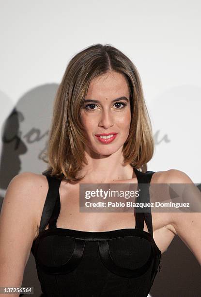 Actress Loreto Fajardo attends Basque Country Tourism Campaign Presentation at Cibeles Palace on January 17, 2012 in Madrid, Spain.