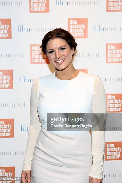 Actress Gina Carano attends the Film Comment Selects sneak preview screening of "Haywire" at The Film Society of Lincoln Center, Walter Reade Theatre...