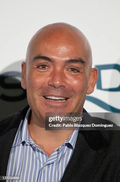 Quique Sarasola attends Basque Country Tourism Campaign Presentation at Cibeles Palace on January 17, 2012 in Madrid, Spain.