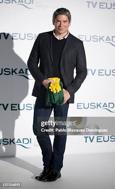 Boris Izaguirre attends Basque Country Tourism Campaign Presentation at Cibeles Palace on January 17, 2012 in Madrid, Spain.